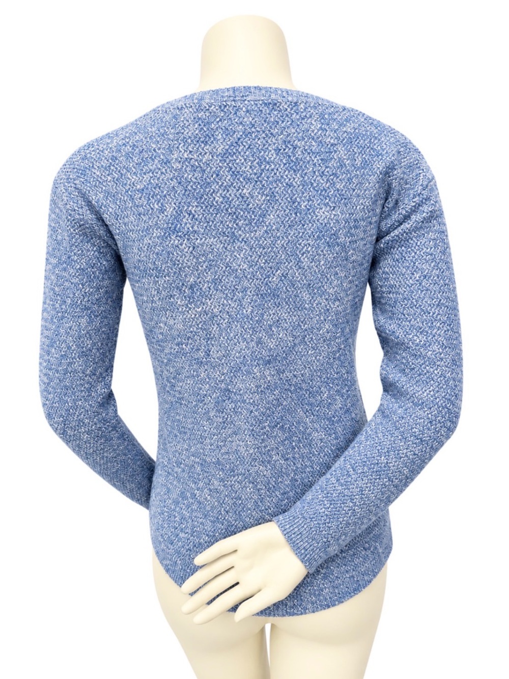 FatFace Blue Marl Knit Sweater Women’s Size 2  Cotton Blend XS - Picture 5 of 11